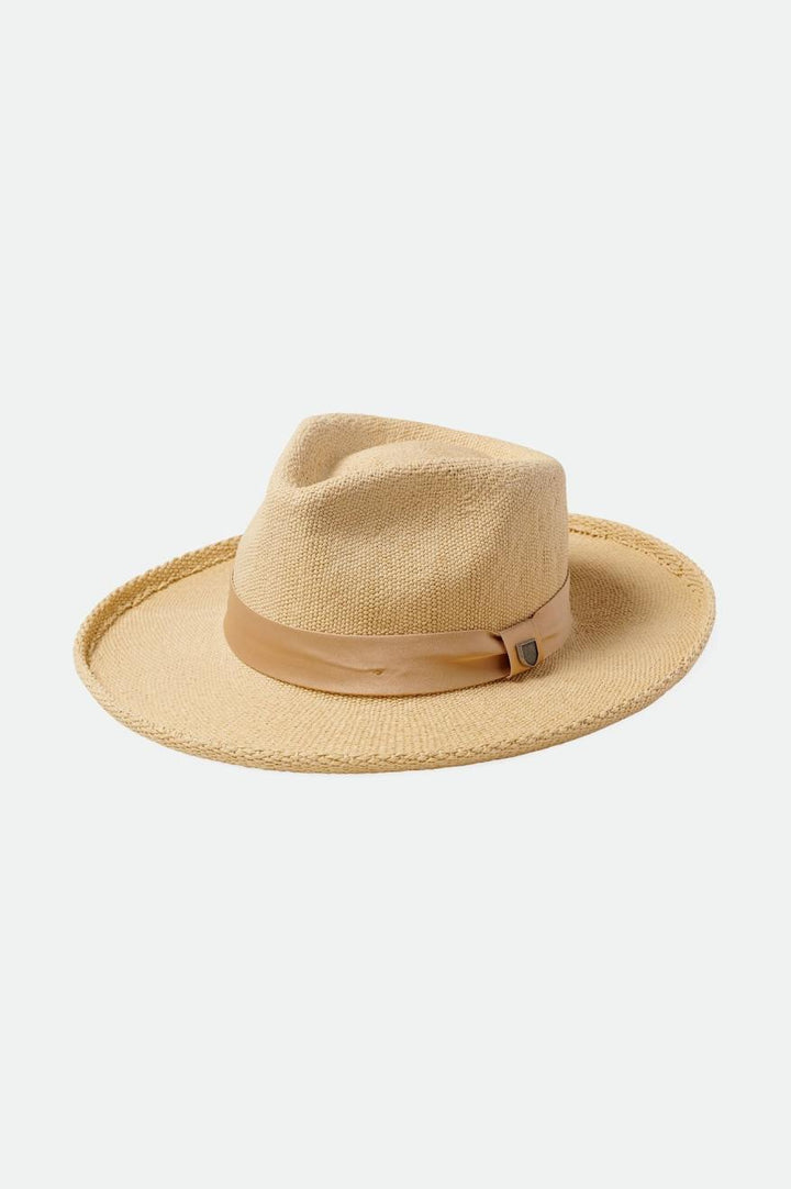 Victoria Straw Fedora - Natural/Oat Milk - Sun Diego Boardshop