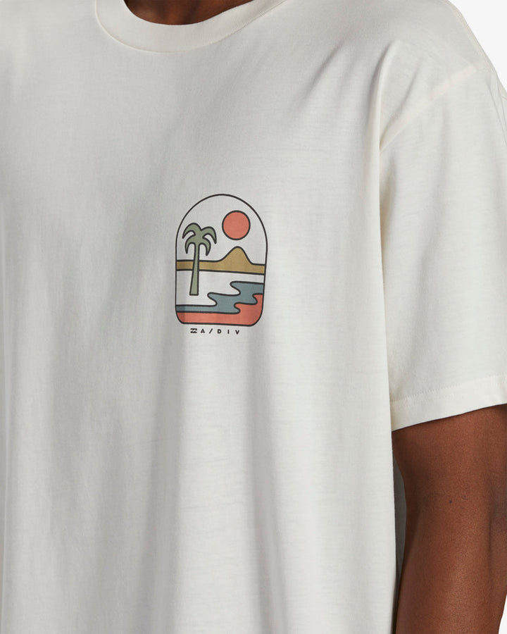 Billabong Sands Short Sleeve T-Shirt - Off White - Sun Diego Boardshop