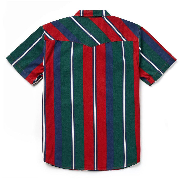 Seager Amarillo Short Sleeve Shirt - Mattson Stripe - Sun Diego Boardshop