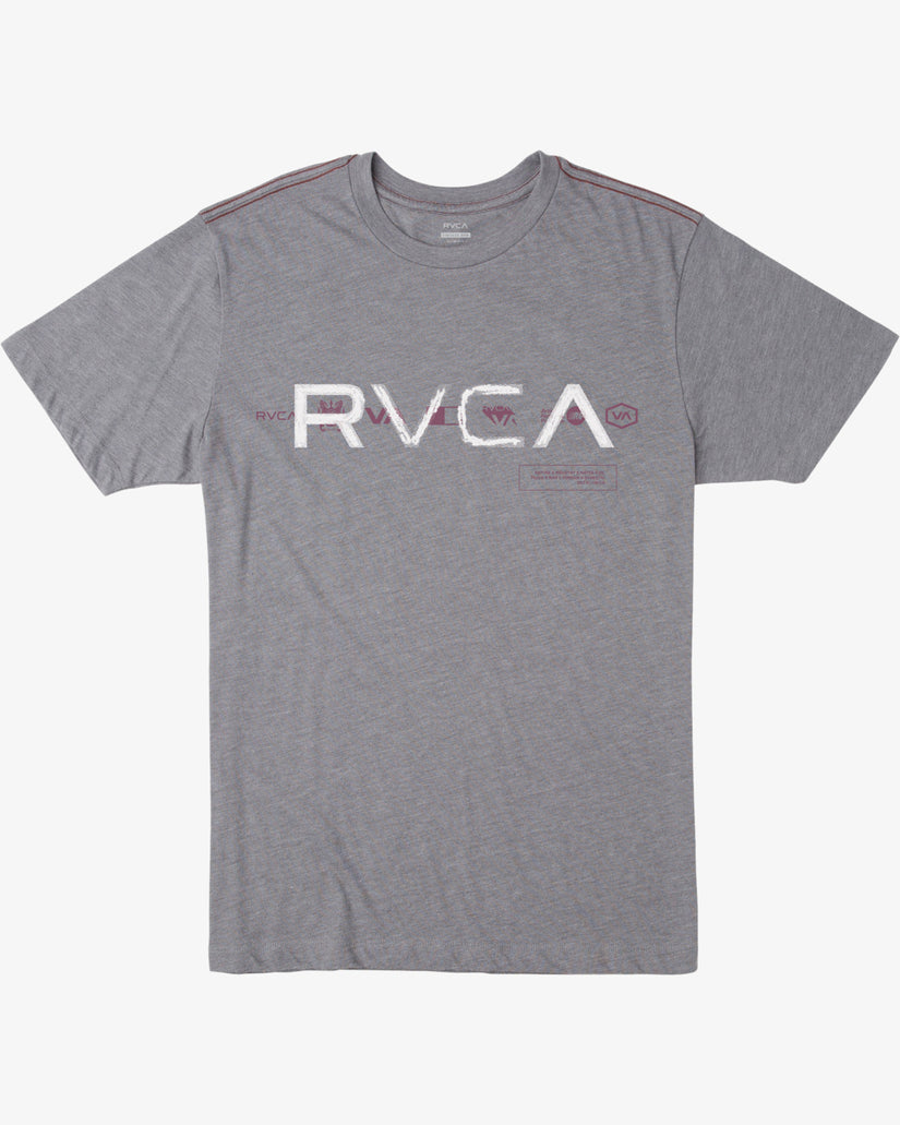 Rvca 
Big All Brand Short Sleeve T-Shirt - Smoke - Sun Diego Boardshop
