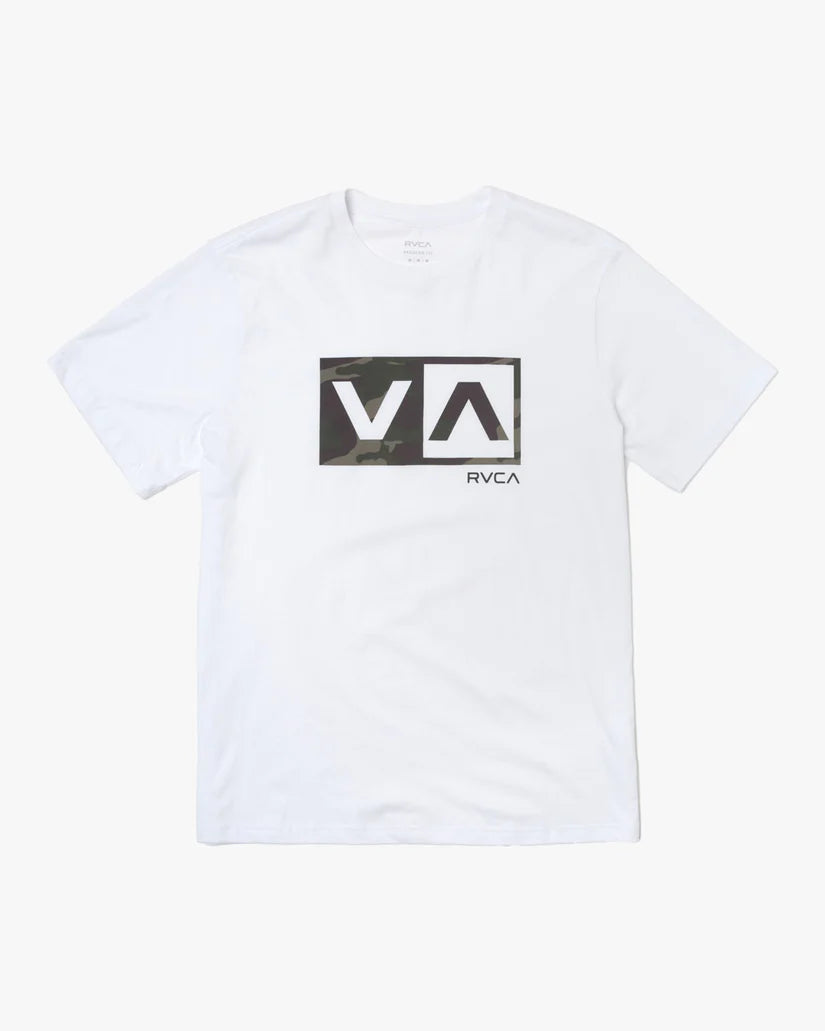 Rvca Balance Box Short Sleeve T-Shirt - White - Sun Diego Boardshop