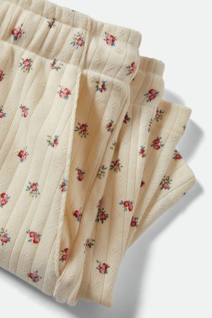 Brixton Off Duty Lounge Short - Floral Pointelle - Sun Diego Boardshop