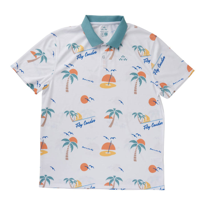 Birds Of Condor Fly Condor Polo - WHITE - Sun Diego Boardshop