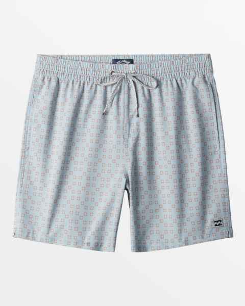 Billabong Sundays Layback 17" Swim Trunks - ASH BLUE - Sun Diego Boardshop
