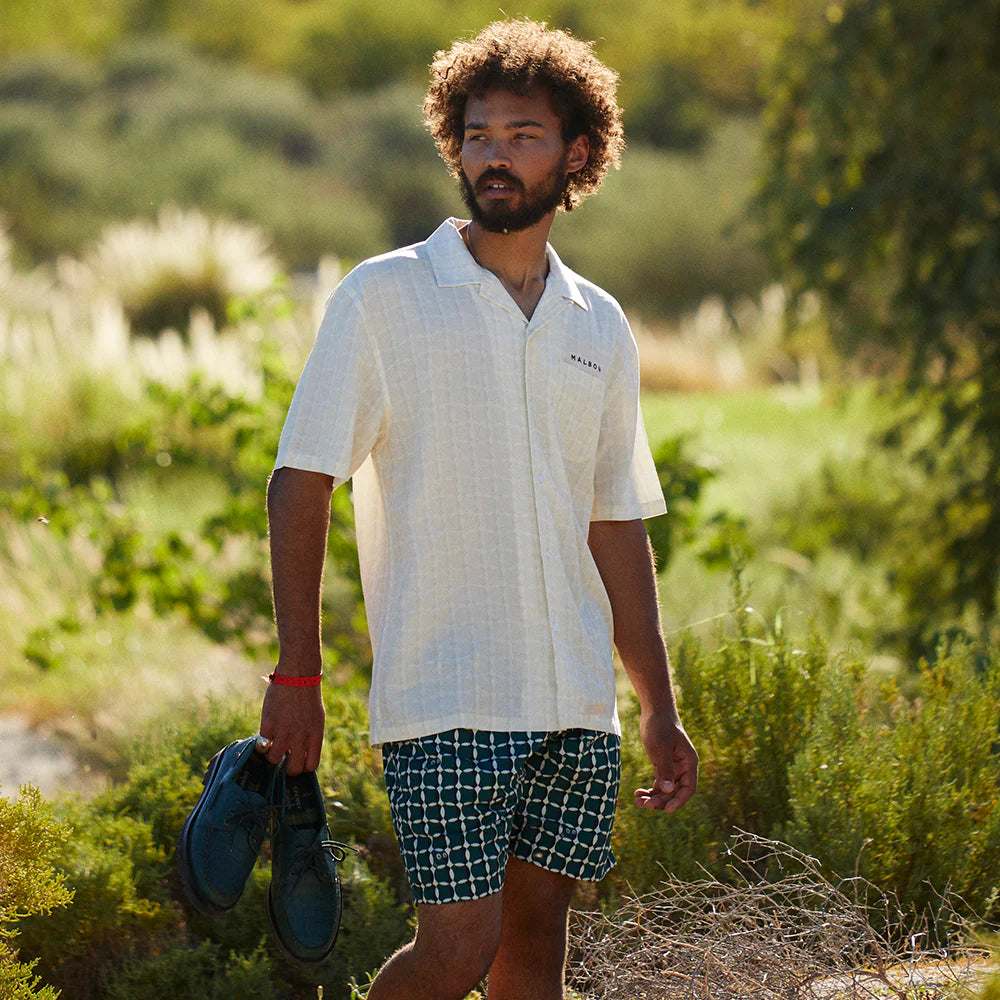 Malbon Lattice Nylon Short - Green – Sun Diego Boardshop