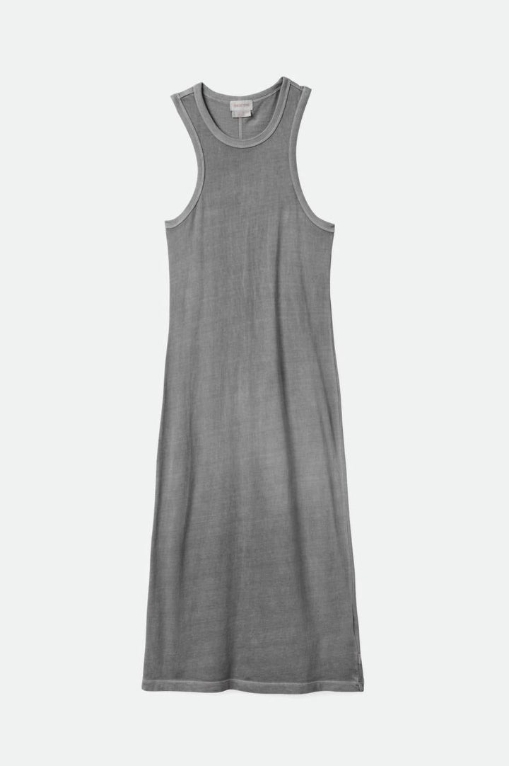Carefree Organic Garment Dyed Tank Dress - Washed Black - Sun Diego Boardshop