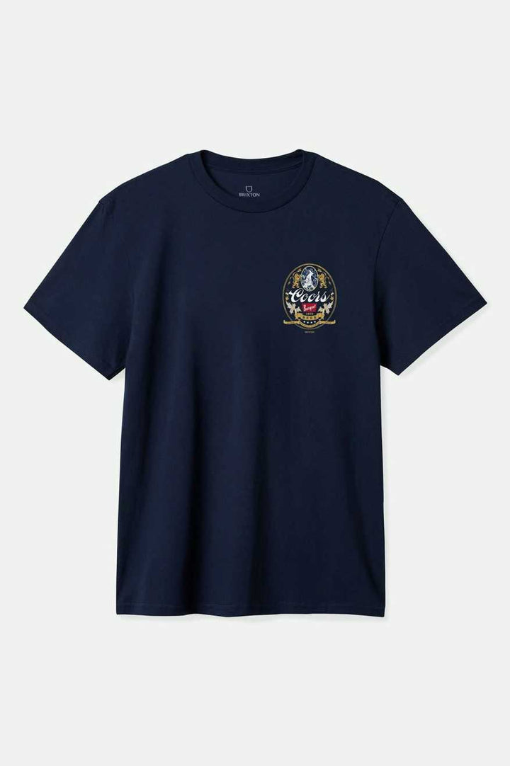 Brixton COORS START YOUR LEGACY MOUNTAIN T-SHIRT - NAVY - Sun Diego Boardshop