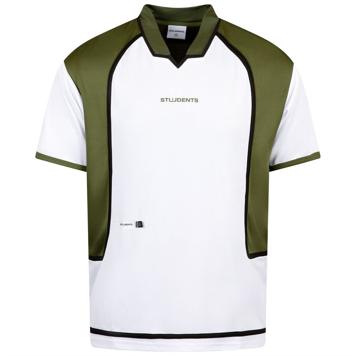 Students Golf Kellen Short Sleeve Jersey Shirt - White - Sun Diego Boardshop