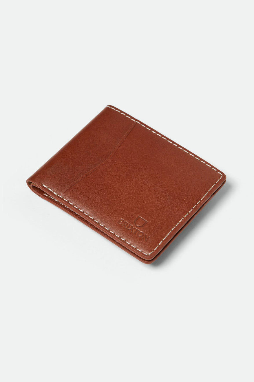 Traditional Leather Wallet - Brown - Sun Diego Boardshop