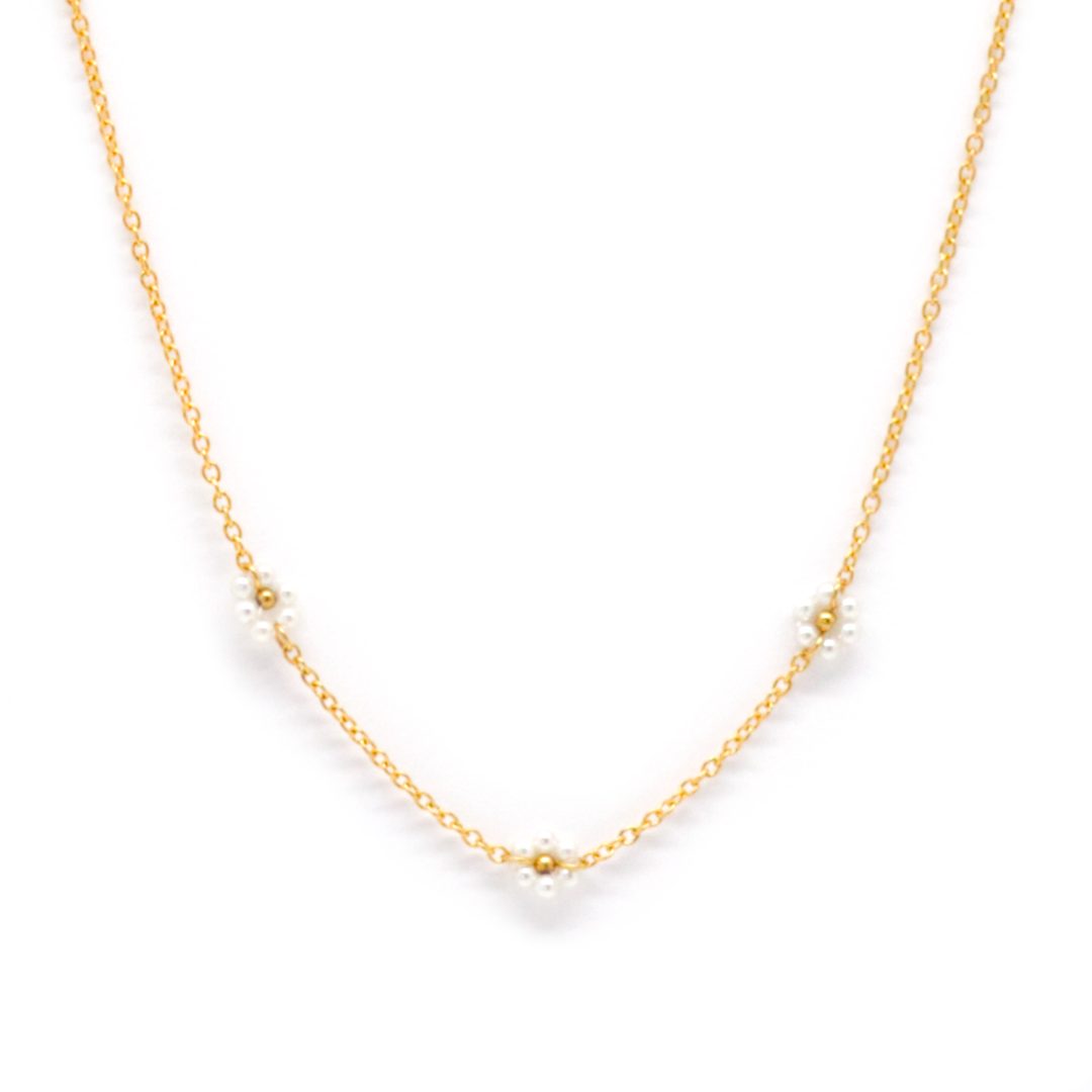 Salty Cali Pearl Daisy Necklace - NA - Sun Diego Boardshop