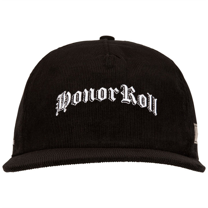 Students Golf Honor Roll Corduroy Snapback - BLACK - Sun Diego Boardshop