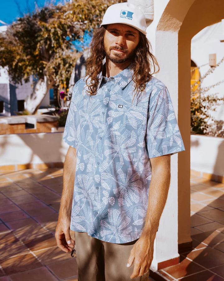 Salty Crew Drifter Uv Button Up - Atlantic Green - Sun Diego Boardshop