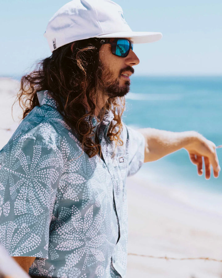 Salty Crew Drifter Uv Button Up - Atlantic Green - Sun Diego Boardshop