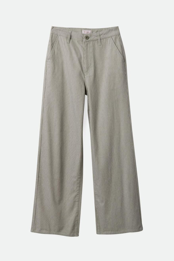 Victory Full Length Wide Leg Pant - Sea Kelp Stripe - Sun Diego Boardshop