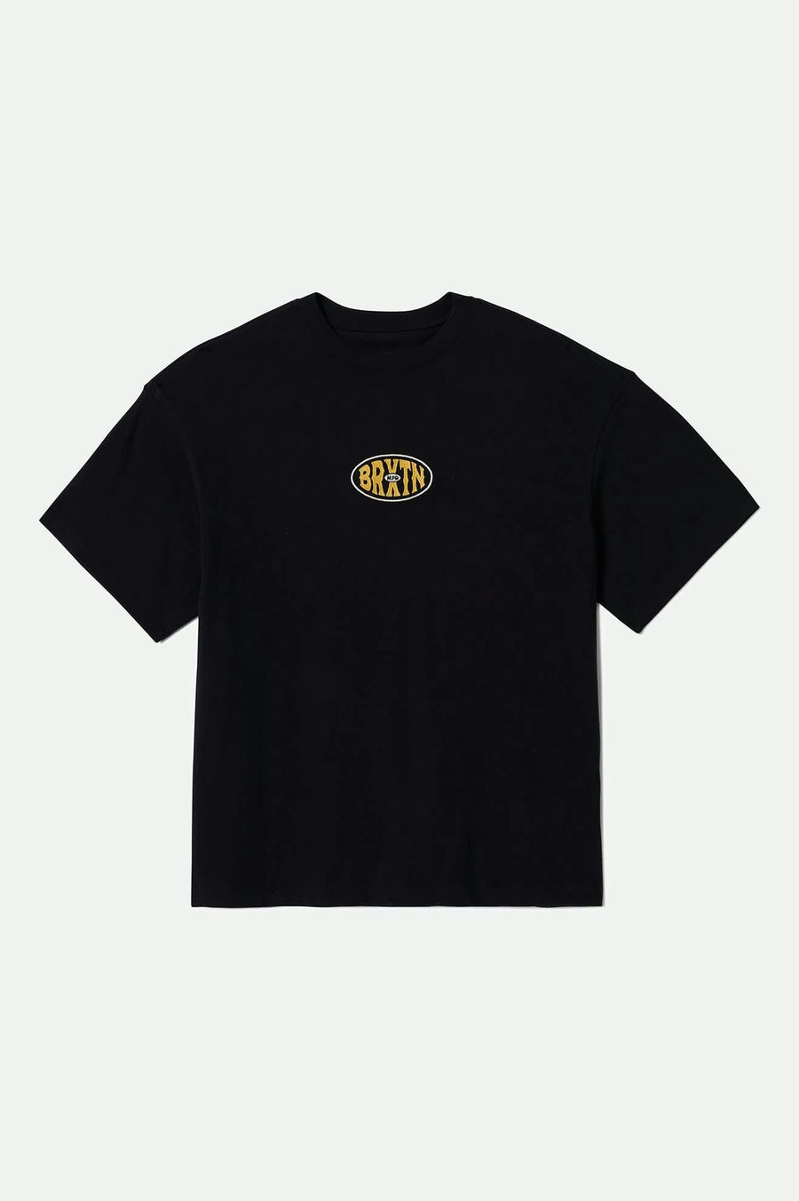 Brixton Largo Heavyweight Relaxed T-Shirt - BLACK CLASSIC WASH - Sun Diego Boardshop