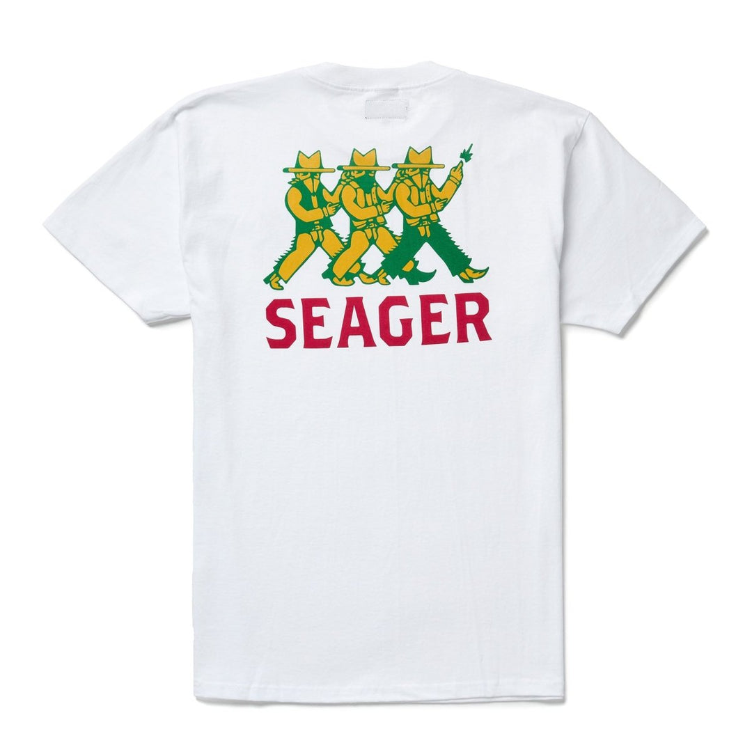 Seager Finger Guns Tee - WHITE - Sun Diego Boardshop