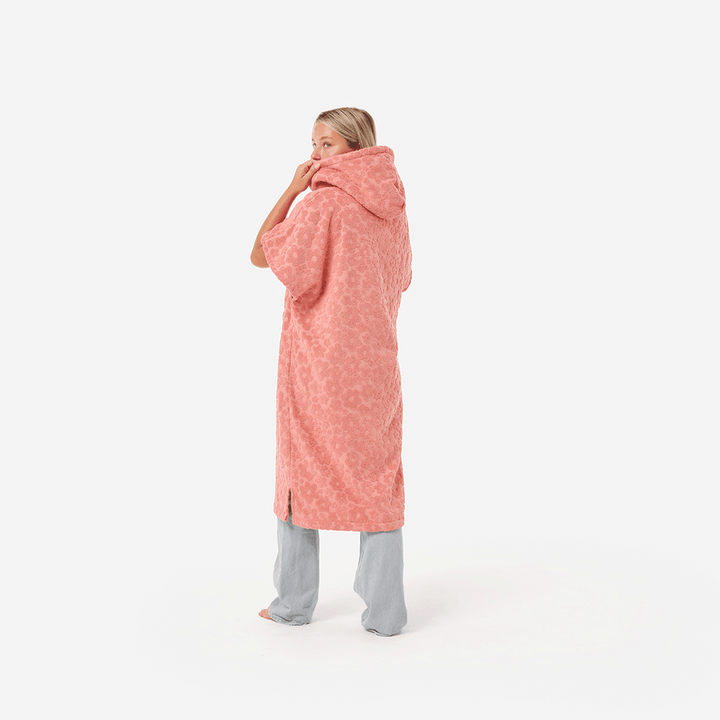 SLOWTIDE Ginny Extra-Warm Poncho - GUAVA - Sun Diego Boardshop