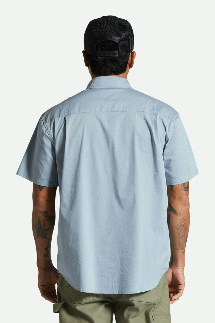 Builders Mechanic S/S Shirt - Dusty Blue - Sun Diego Boardshop