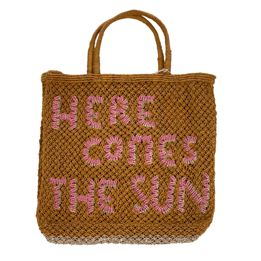 The Jacksons London HERE COMES THE SUN Bag- Natural/Orange - Sun Diego Boardshop