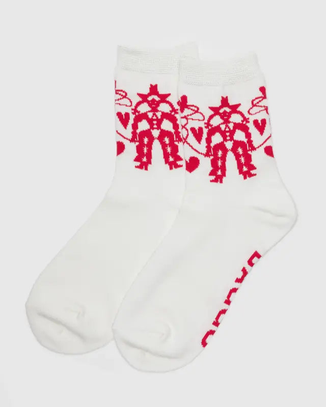 Baggu Crew Sock - Cowgirl - Sun Diego Boardshop