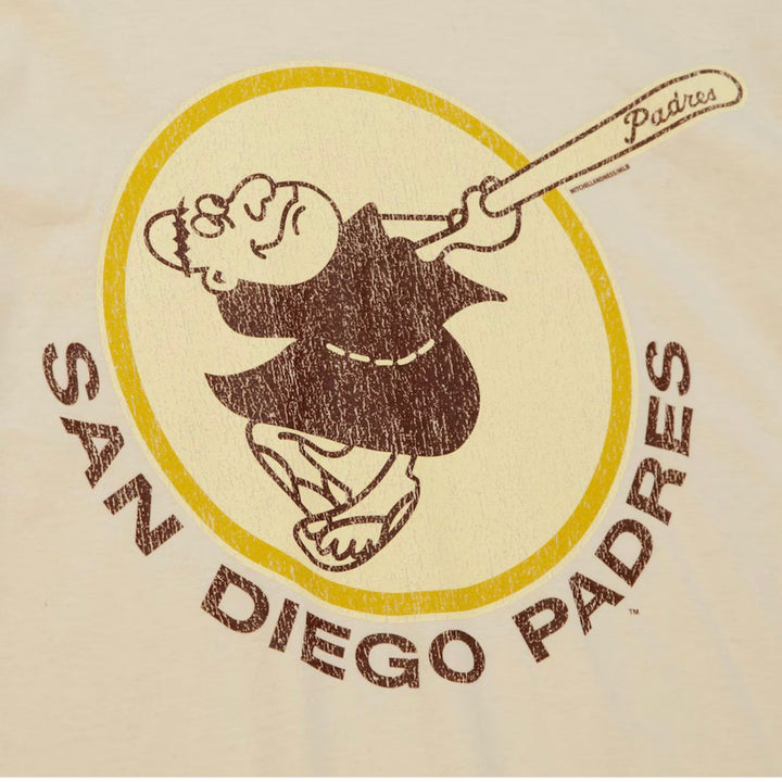 Mitchell & Ness San Diego Padres Under The Lights T-Shirt - Cream - Sun Diego Boardshop