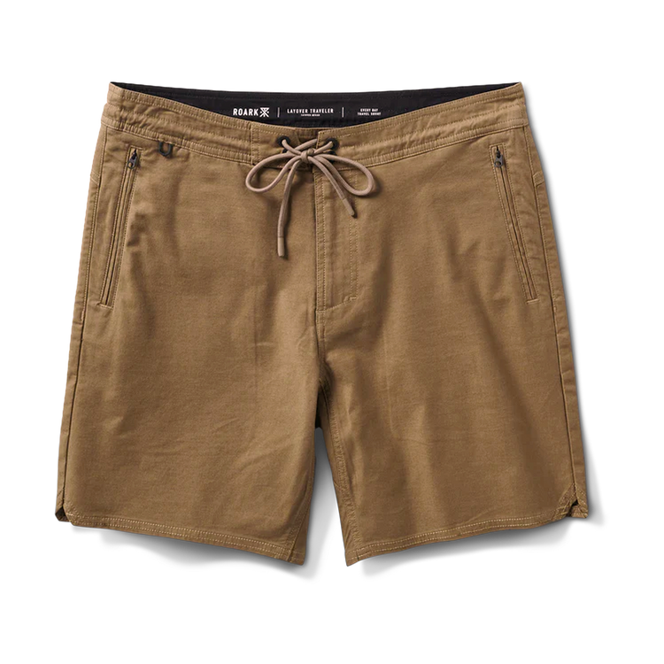 Roark Layover Traveler Shorts - Dark Khaki - Sun Diego Boardshop