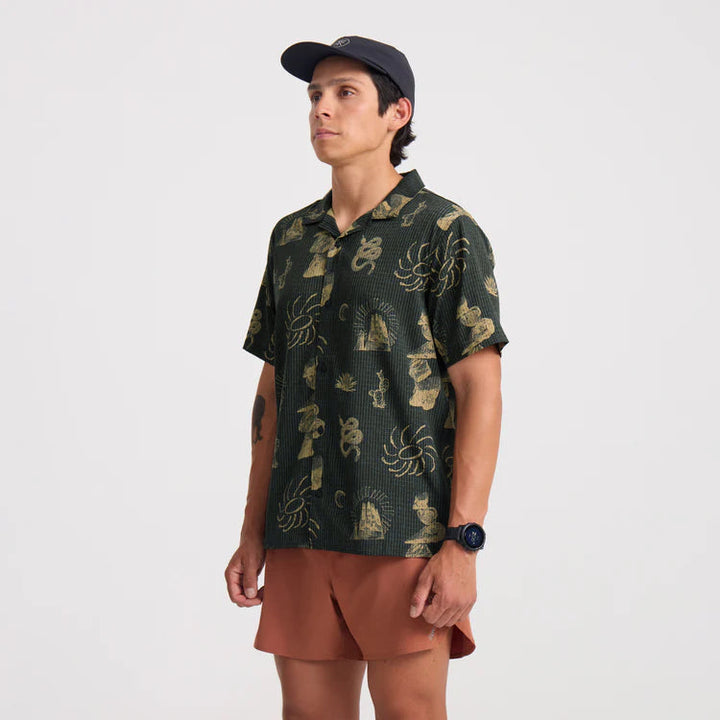 Roark Bless Up Trail Button Up Shirt - Onyx - Sun Diego Boardshop
