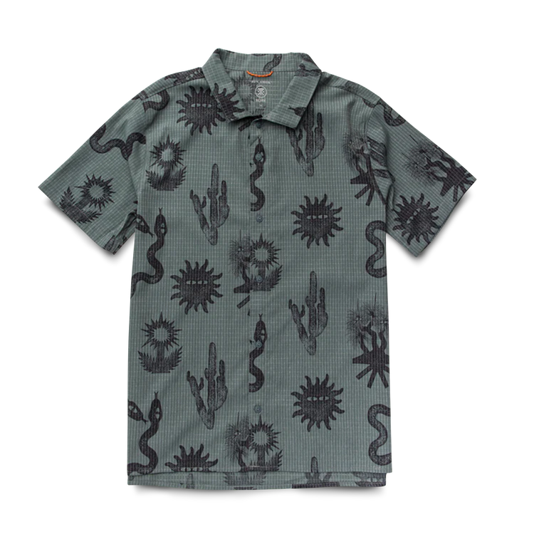 Roark Bless Up Trail Button Up Shirt - Forest - Sun Diego Boardshop