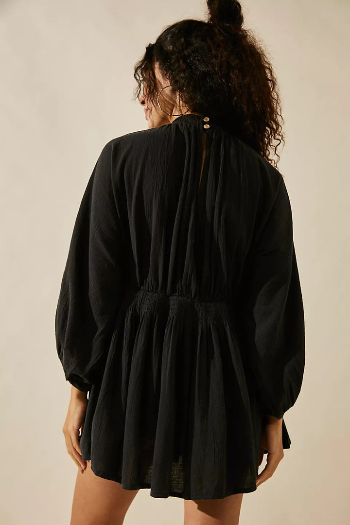 Free People For The Moment Mini Dress - Black - Sun Diego Boardshop