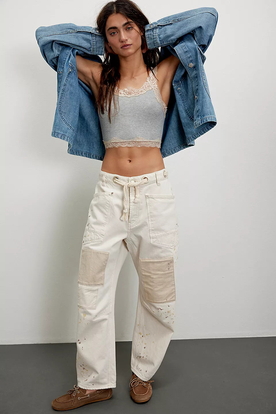 Sawmew Vrouwen Y2k Cargo Broek Losse Lage Taille Broek Sawmew Vrouwen Y2k Cargo Broek Losse Lage Taille Broek