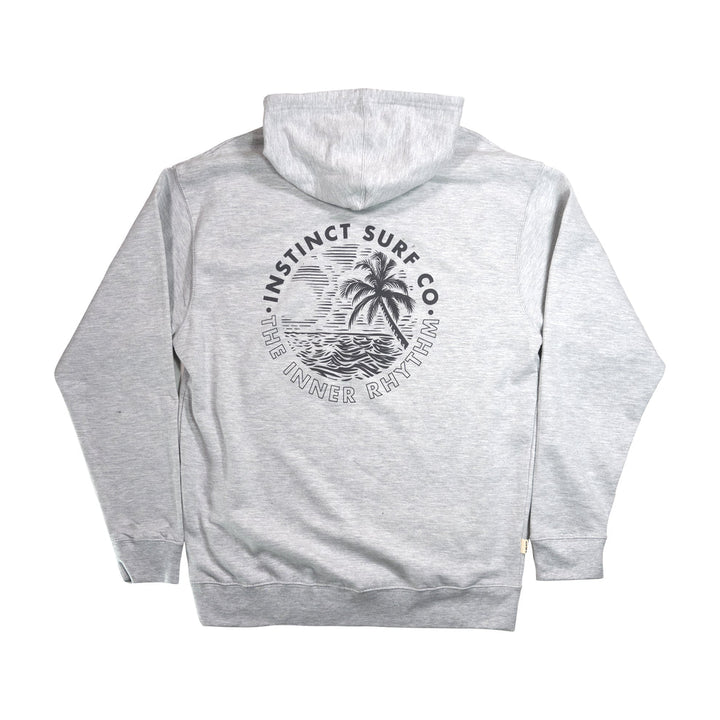 Instinct Island Breeze Hoodie - Grey Heather - Sun Diego Boardshop