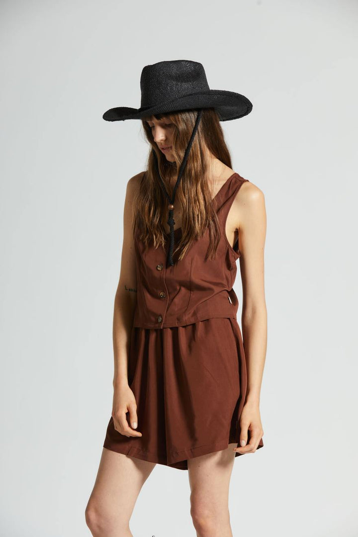 Austin Straw Cowboy - Black - Sun Diego Boardshop