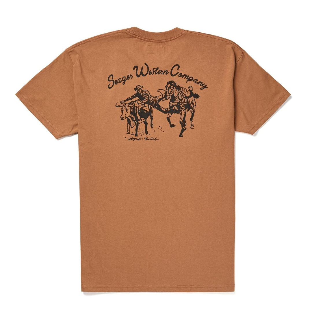 Seager Los Rios Tee - BROWN - Sun Diego Boardshop
