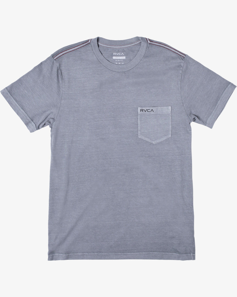 RVCA PTC II PIGMENT TEE - MONUMENT - Sun Diego Boardshop