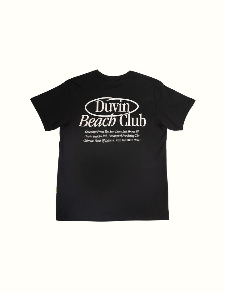 Duvin MEMBERS ONLY TEE - BLACK - Sun Diego Boardshop