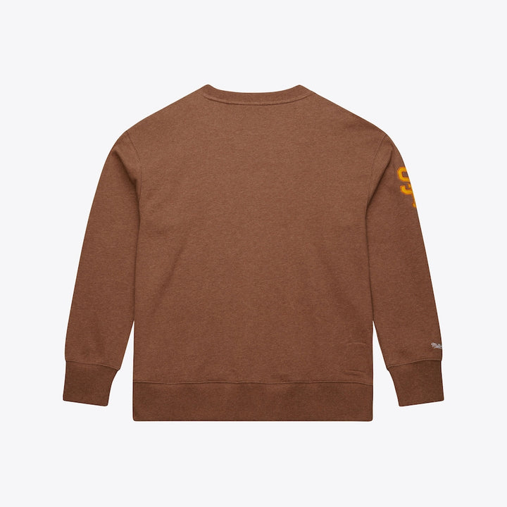 Mitchell & Ness Tony Gwynn Legends Vintage Fleece Sweatshirt - Brown - Sun Diego Boardshop