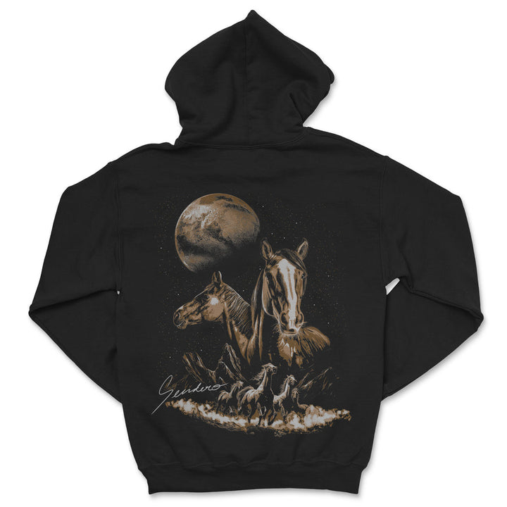 Sendero Midnight Riders Hoodie - Vintage Black - Sun Diego Boardshop