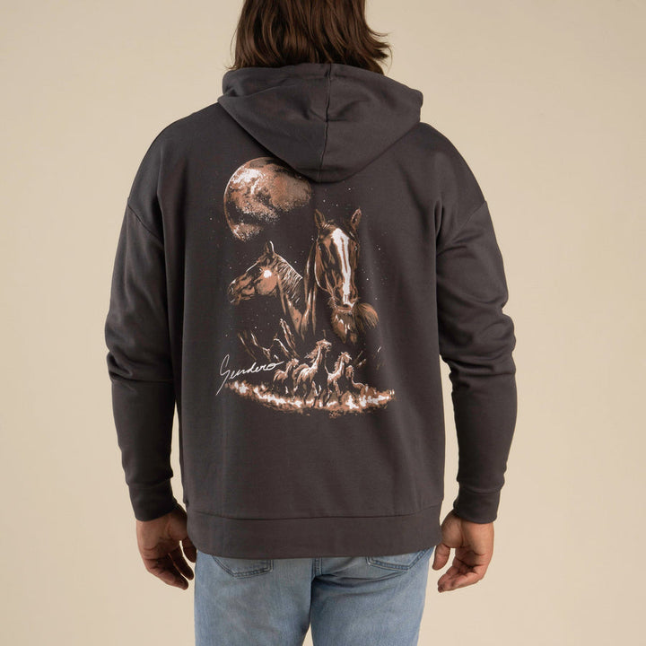 Sendero Midnight Riders Hoodie - Vintage Black - Sun Diego Boardshop