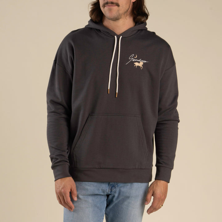 Sendero Midnight Riders Hoodie - VINTAGE BLACK - Sun Diego Boardshop