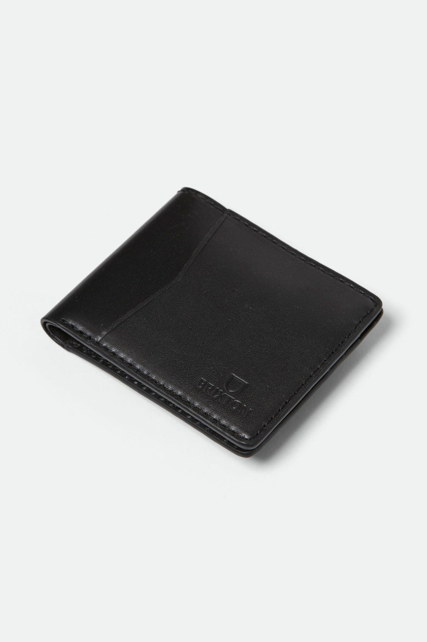 Traditional Leather Wallet - Black - Sun Diego Boardshop