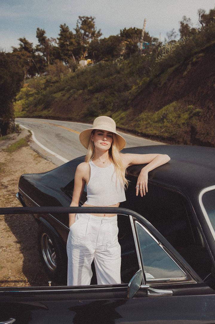 Lopez Panama Straw Bucket Hat - Catalina Sand - Sun Diego Boardshop