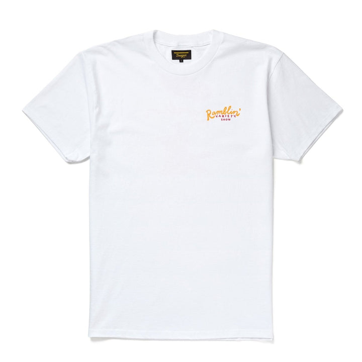 Seager Ramblin' Variety Show Tee - WHITE - Sun Diego Boardshop