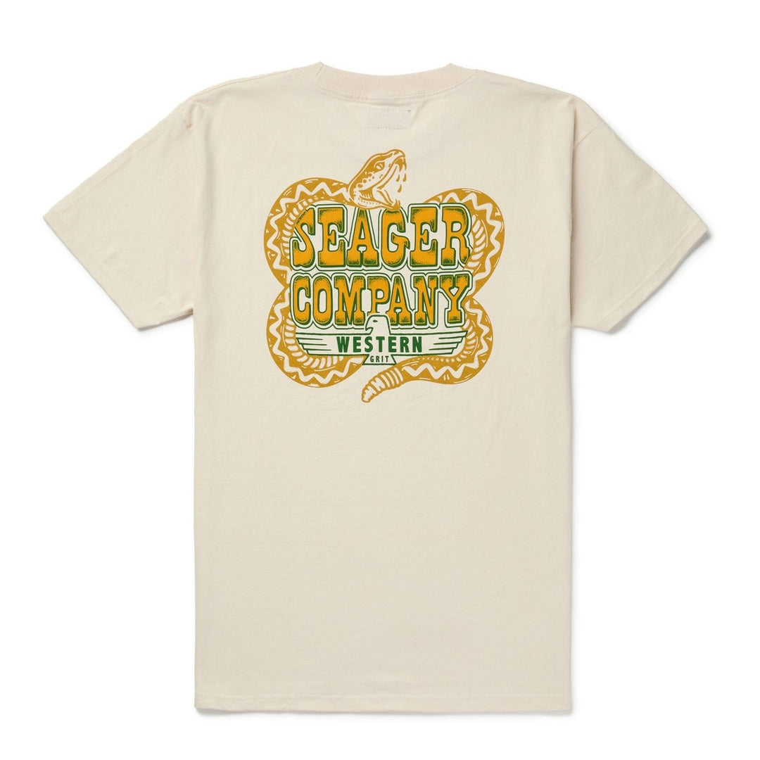 Seager Rattler Tee - VINTAGE WHITE - Sun Diego Boardshop