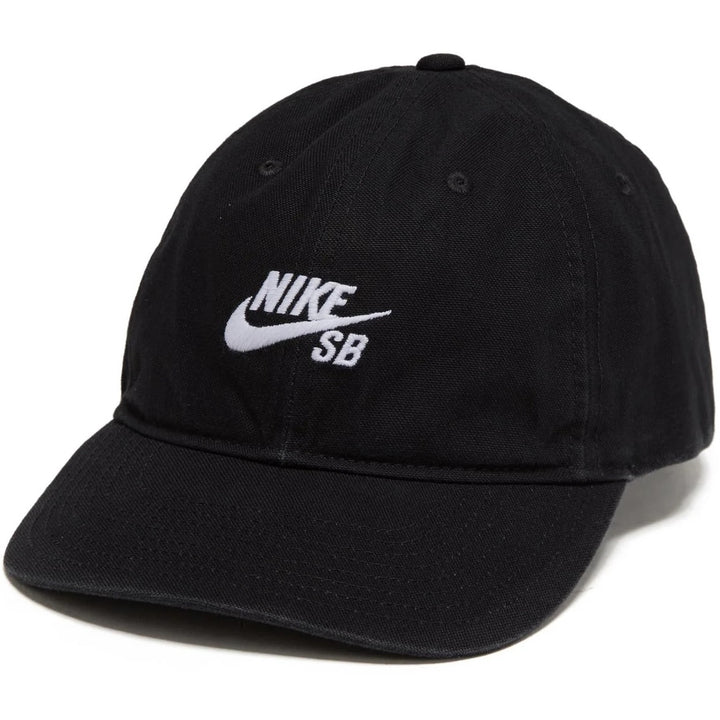 Nike SB HAT CLUB LOGO SNAPBACK - BLACK WHITE - Sun Diego Boardshop