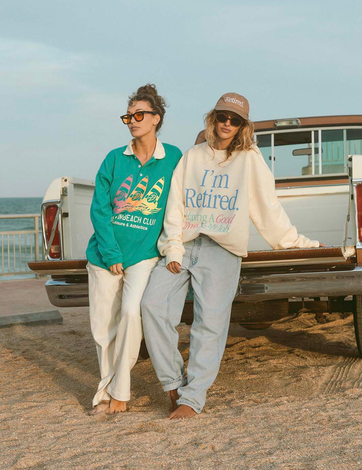 Duvin RETIRED CREW SWEATER - BLUE - Sun Diego Boardshop