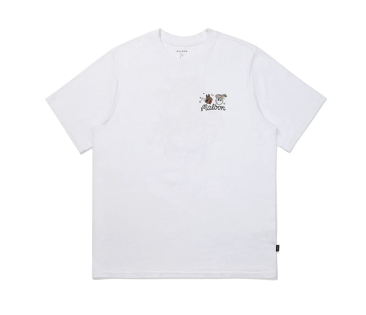 Malbon Two Man Scramble T-Shirt - White - Sun Diego Boardshop