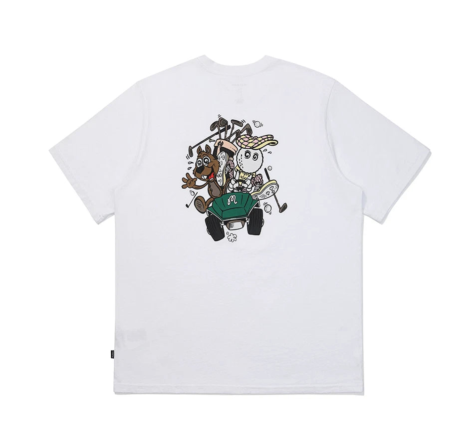 Malbon Two Man Scramble T-Shirt - White - Sun Diego Boardshop