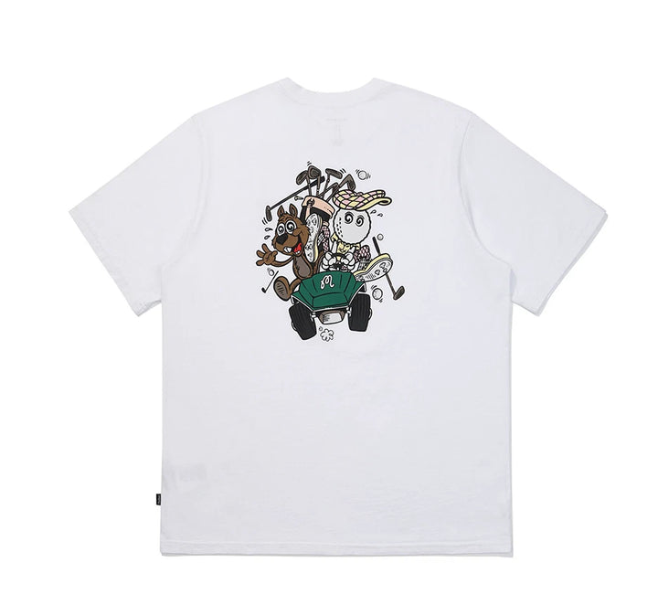 Malbon Two Man Scramble T-Shirt - White - Sun Diego Boardshop