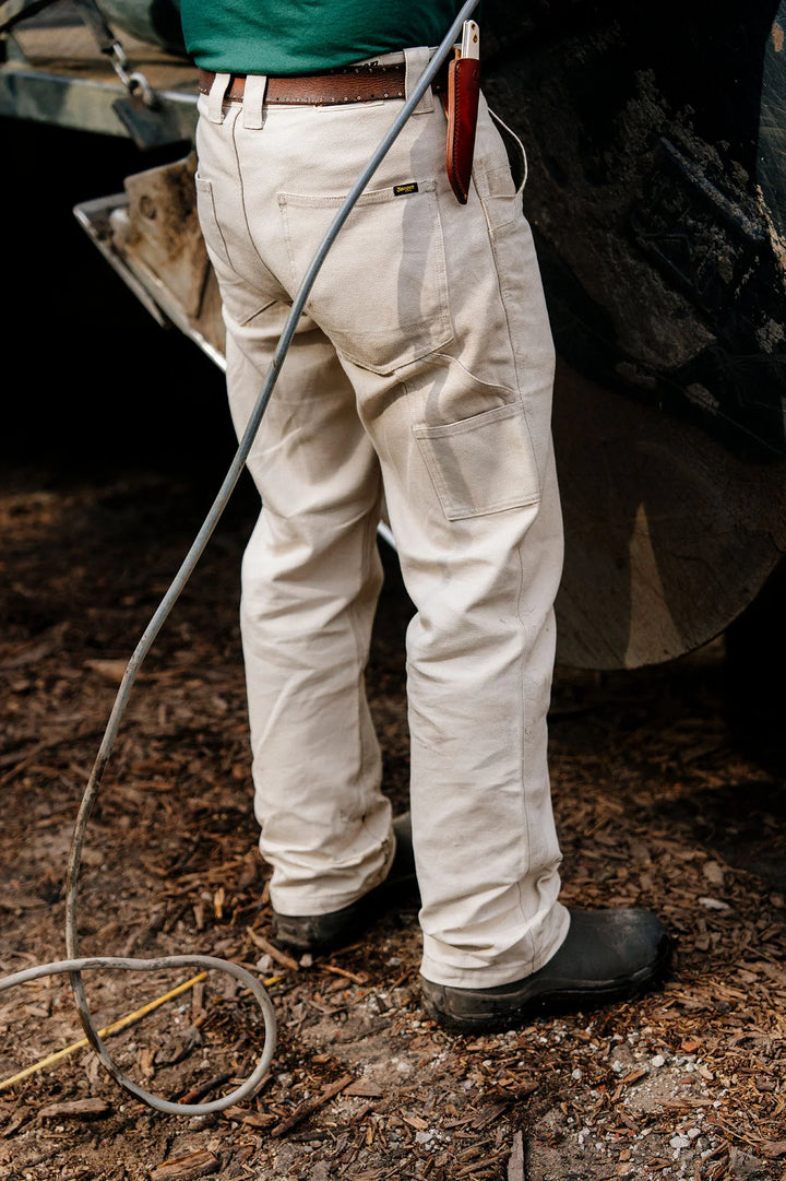 Seager Bison Canvas Pant - STONE - Sun Diego Boardshop