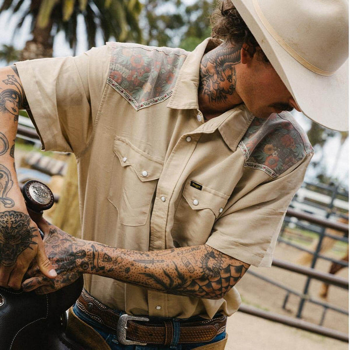 Seager Sawtoof Short Sleeve Shirt - Flora - Sun Diego Boardshop